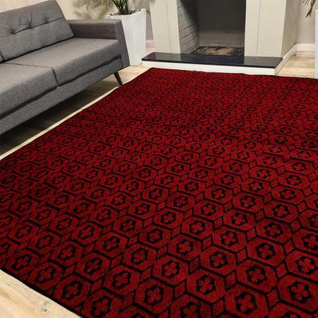 Imagem de Tapete Carpete Sala Quarto Elegante Geométrico 2,00 X 3,00