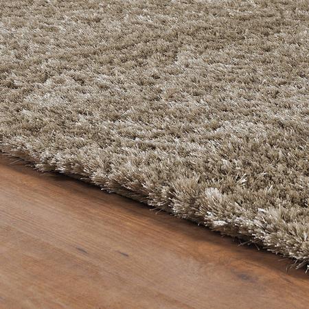 Imagem de Tapete Clássico Liso Silk Shaggy Niazitex 2,00m x 3,00m Bege