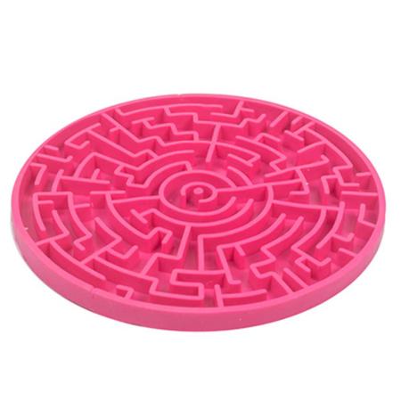 Imagem de Tapete Comedouro Labirinto Pink M - Pet Games