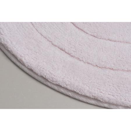 Imagem de Tapete De Banheiro Algodão Oval Vizapi Erode 60X90Cm Rosa Pale