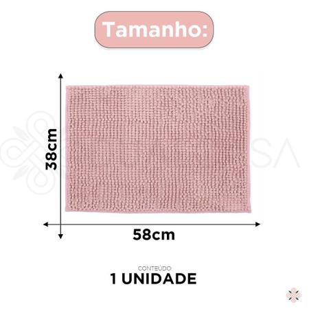 Imagem de Tapete de Banheiro Jolitex Bolinha Relax Microfibra 40 x 60