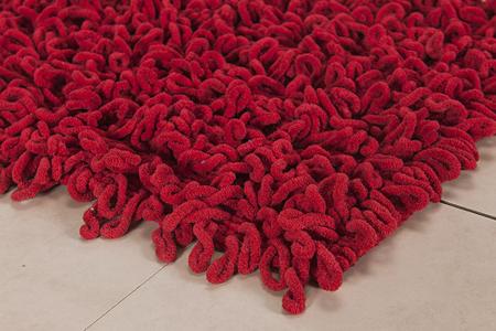Imagem de Tapete de Banheiro - Loop - 60cm x 40cm - Vermelho - Niazitex