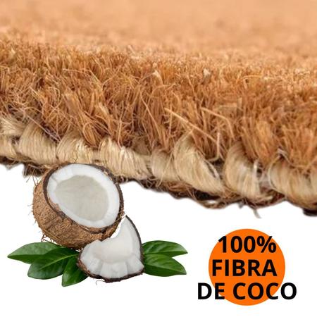 Imagem de Tapete de entrada fibra de coco ecológico 80x40 cm 