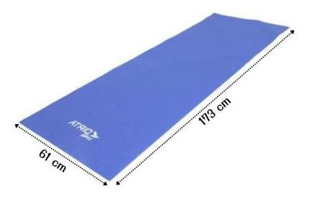 Imagem de Tapete De Exercício Premium Es310 Azul Yoga Pilates Treino