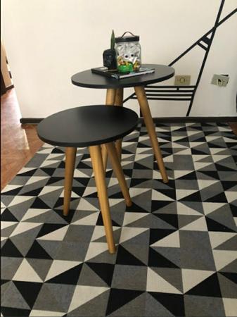 Tapete de Jacquard Geométrico 2,00 x 1,40 Preto e Branco Moderno - Casa Pedro Imagem de Tapete de Jacquard Geométrico 2,00 x 1,40 Preto e Branco Moderno