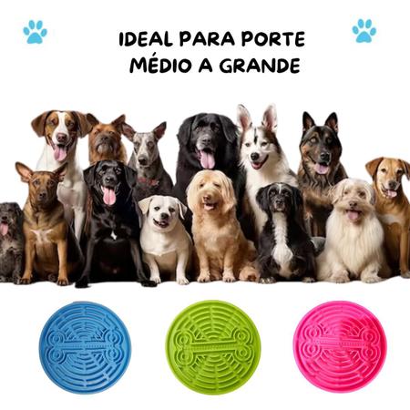 Tapete De Lamber Alimentos Labirinto Pets Tamanho P Com Nf Cor