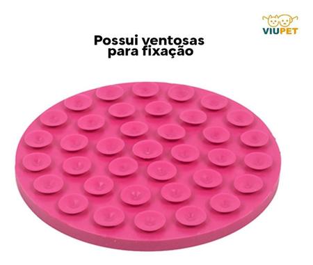 Labirinto Pink G Pet Games-Tapete para Lamber e Comedouro para Cães