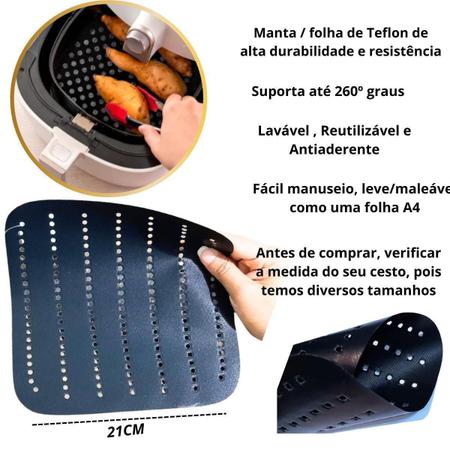 Imagem de Tapete De Teflon Para Air Fryer Mondial Afn-51-Ri 127V/60Hz