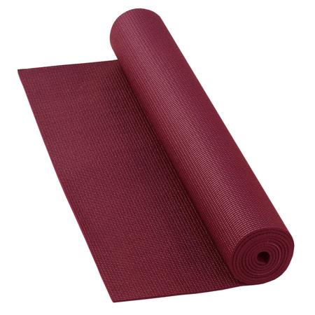 Tapete de Yoga PVC ecológico Asana indicado para iniciantes, ginástica e  pilates 183x60cm Bodhi (Ameixa)