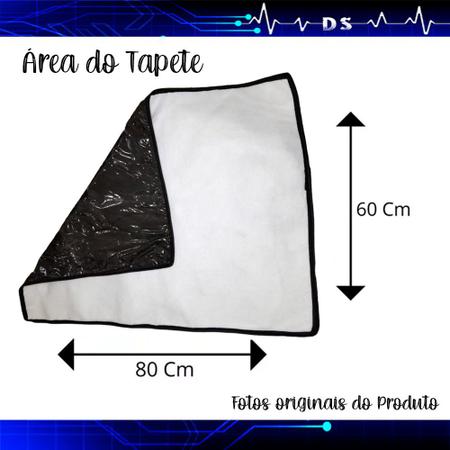 Imagem de Tapete Dupla Camada de Absorção  60x80 cm Proteção Duradoura