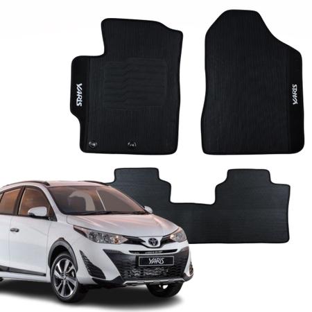 Imagem de Tapete Emborrachado Personalizado Veículos Toyota Yaris 2018 a 2023 - V6673