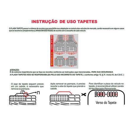 Imagem de Tapete G Tunel Central Borracha Universal Carro Kadett 88-98