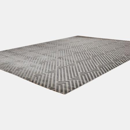 Tapete Geométrico Edantex Frida 05 300X400 Cinza Imagem de Tapete Geométrico Edantex Frida 05 300X400 Cinza