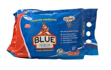 Imagem de Tapete Higiênico para cães Blue Expet 7un kit com 2 pacotes