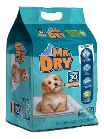 Imagem de Tapete Higiênico Para Cães Mr. Dry 80X60 - 30 Unidades