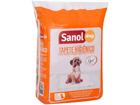 Imagem de Tapete Higiênico Sanol Dog 80x60cm - 7 Unidades