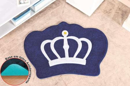 Imagem de Tapete Infantil Coroa Royal 86cm x 64cm - 1 Peça - Guga