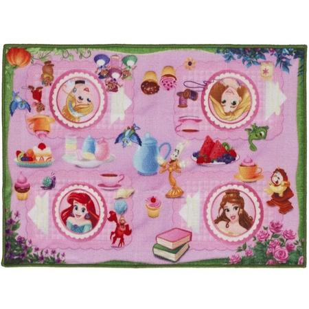 Imagem de Tapete Infantil Disney Princesas Corttex 66 cm x 1,00 m