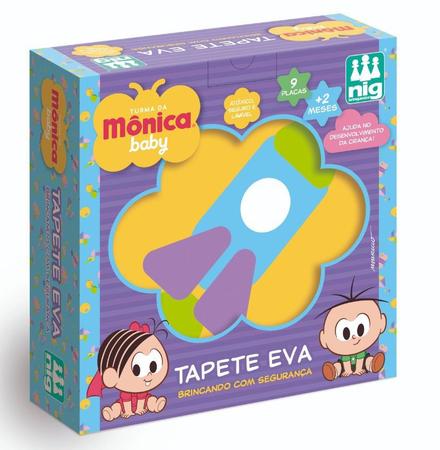 Imagem de Tapete Infantil Eva Colorido Turma Da Mônica Nig Brinquedos