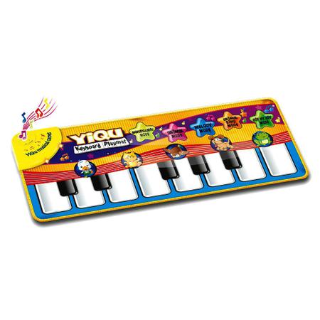 Imagem de Tapete Infantil Musical Piano Interativo Divertido Luzes e Som Musical