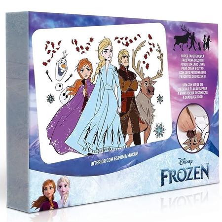 Imagem de Tapete infantil para pintar Frozen 69x65