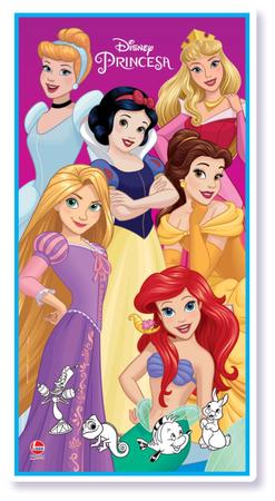 Imagem de Tapete Infantil Princesas Disney 140 x 70cm Base Decorativa