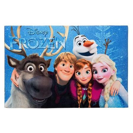 Imagem de Tapete Joy Disney Frozen Amigos 70x100 Cm Jolitex