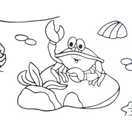 Imagem de Tapete Para Colorir Fundo Do Mar - Kits For Kids