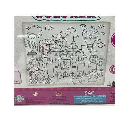 Tapete para Colorir Princesas - Brincadeira de Criança - Kit de Colorir -  Magazine Luiza