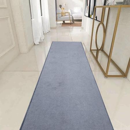 Imagem de Tapete passadeira carpete cz01- 3 metros cinza