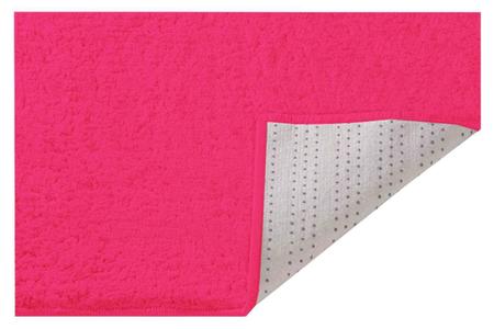 Imagem de Tapete passadeira trilho passarela beira cama sala corredor pelo toque macio 0,66x1,20 classic oásis (pink)