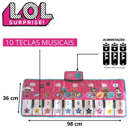 Piano Musical Infantil Lol Surprise Com Luz - Candide 9818 - Fabrica da  Alegria