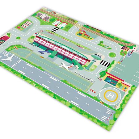 Pista Para Carrinhos HOTCARS Cidade Construção 1,8x1,2m