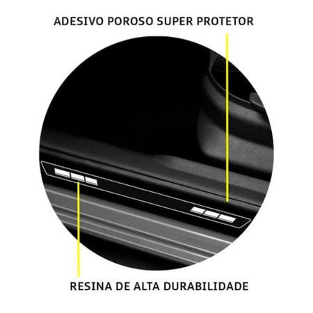 Imagem de Tapete PVC Borracha + Soleira Adesiva Porta Renault Logan