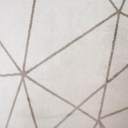 Imagem de Tapete Quarto Sala Retangular Geométrico Belga 100x140cm