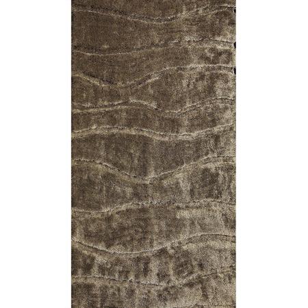 Imagem de Tapete Retangular Liso Silk Design Niazitex 2,50mx2,00m Marrom