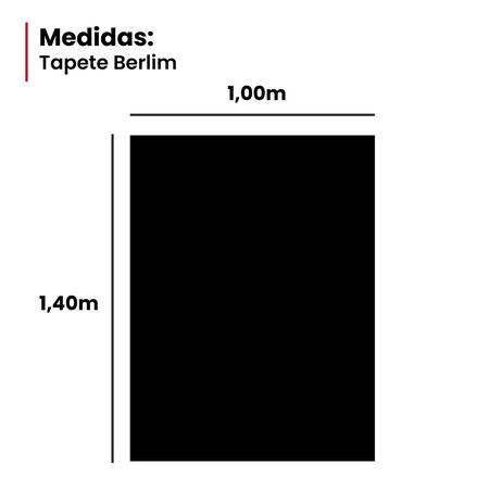 Imagem de Tapete Sala E Quarto Decoração Carpete 1,00 x 1,40 Antiderrapante