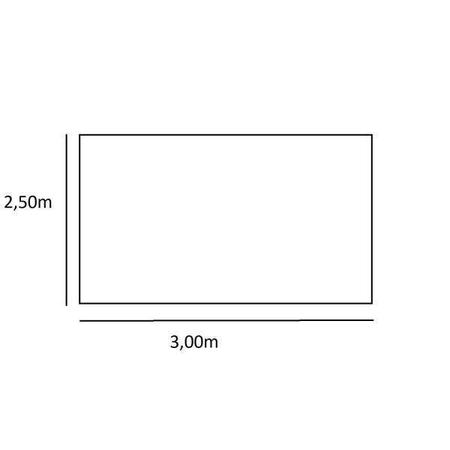 Imagem de Tapete Sisal para Sala de Estar L15 Liso 2,50Mx3,00M Apaeb