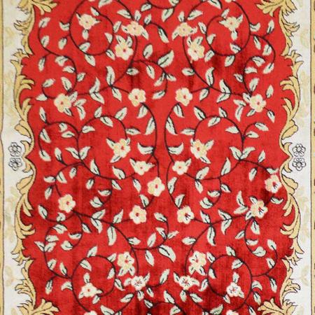 Imagem de Tapete Tabriz Retangular Veludo 248X350 cm Vermelho