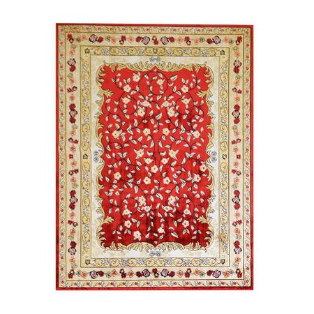 Imagem de Tapete Tabriz Retangular Veludo 98X150 cm Vermelho