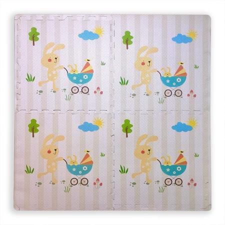 Imagem de Tapete Tatame Infantil Emborrachado 1,2X1,2M Coelho