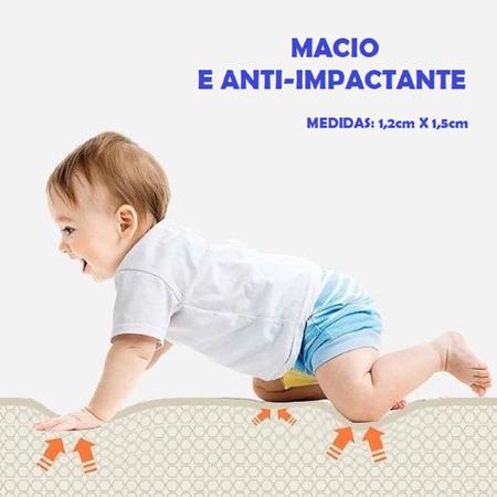 Imagem de Tapete Tatame Urso Infantil Emborrachado Dupla Face 6mm