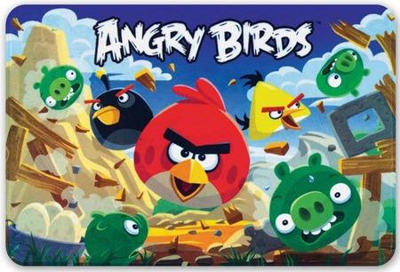 Imagem de Tapete Transfer 50cm x 75cm Angry Birds Ação
