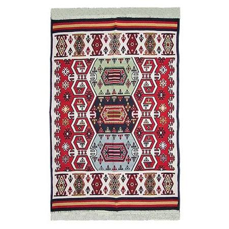 Imagem de Tapete Turco Kilim Dupla Face - 160x250cm - Tapetes Premium para uma Decoração Requintada - Clássico com Beleza Atemporal!