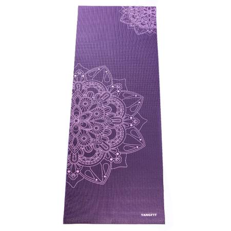 Imagem de Tapete Yoga Mat Pilates PVC Ecológico 5mm Mandala Yangfit
