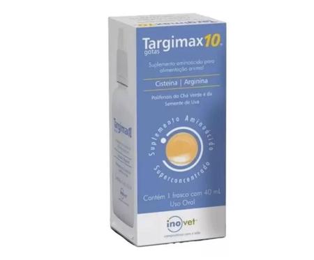 Imagem de Targimax 10 Suplemento Aminoácido Animal 40ml Inovet