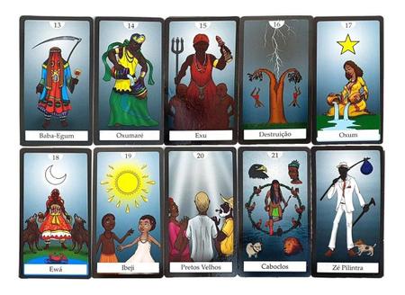 Tarot dos Orixás Grátis  Tarot, Jogo de cartas ciganas, Leituras