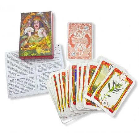 Baralho Tarô Cigana da Sorte Marselha Lenormand 36 cartas - neilomar -  Baralho - Magazine Luiza