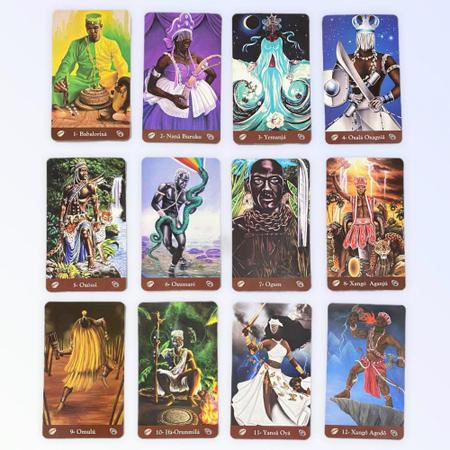 Tarot dos Orixás Grátis  Tarot, Jogo de cartas ciganas, Cartas de