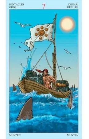 Tarot Of The Pirates - Editora Lo Escarabeo Itália - Tarô / Baralho Cigano  - Magazine Luiza